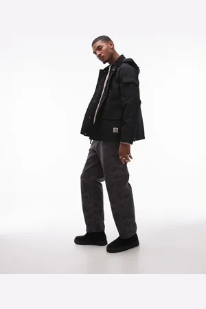 Carhartt Chaqueta negra con capucha Clarton de