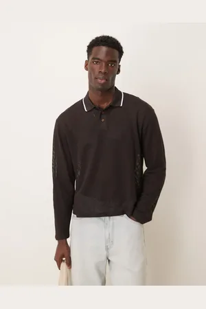 ASOS Polo extragrande de malla de