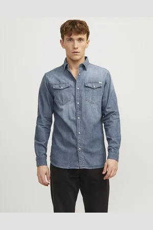 JACK & JONES Camisa vaquera de