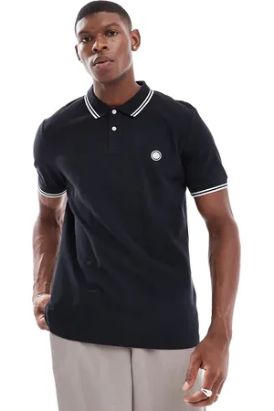 Pretty Green Polo con ribetes y logo de