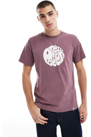 Pretty Green Camiseta morada con logo Gillespie de -Morado