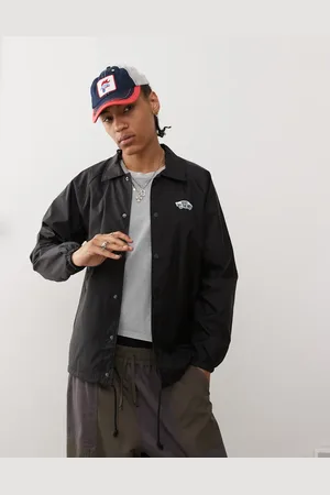 Vans Chaqueta negra de estilo entrenador con logo en la parte izquierda del pecho Torrey de -Negro