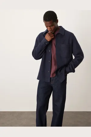 MANGO Chaqueta estilo camisa de corte estándar de