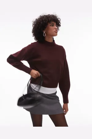 & OTHER STORIES Jersey con cuello alzado de -Rojo