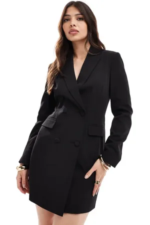 Miss Selfridge Vestido estilo americana con cintura entallada de