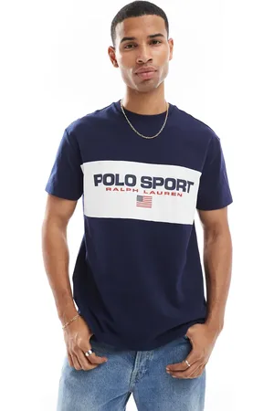 Ralph Lauren Camiseta azul marino con logo de la colección cápsula Sport de