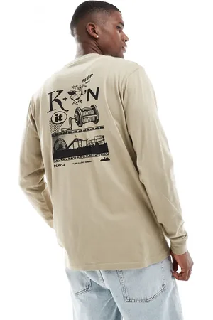 Kavu Camiseta de manga larga con estampado gráfico Puzzle Time de - neutro