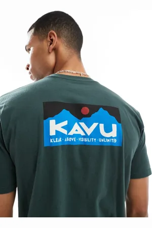 Kavu Camiseta verde Klear Above Etch Art de