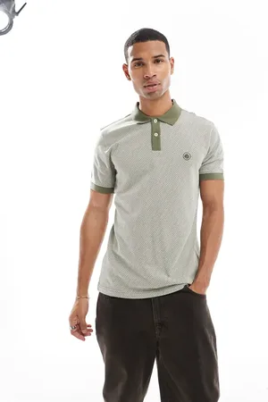 Pretty Green Polo de jacquard de -Verde