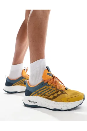 Saucony Zapatillas de deporte color roble y grises neutras para correr Ride TR2 de