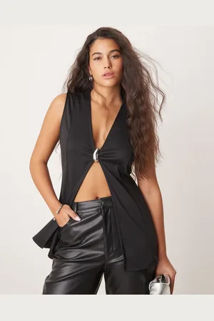 ASOS Chaleco de traje de punto roma de