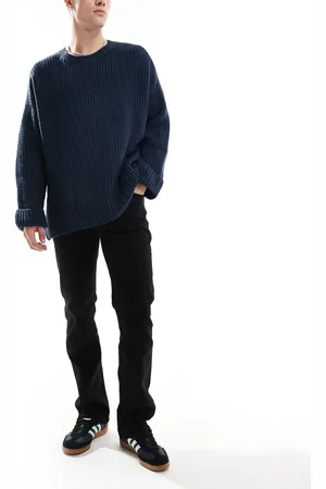 Pretty Green Vaqueros negros de corte estándar de