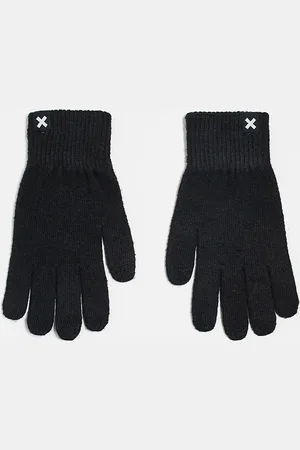 COLLUSION Guantes negros aptos para pantalla táctil de