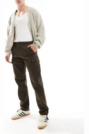 JACK & JONES Pantalones cargo marrones de corte ancho Kane Barkley de -Marrón