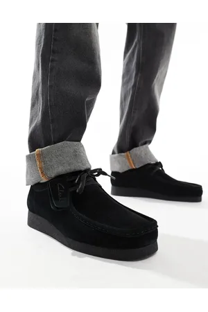 Clarks Zapatos Wallabee negros EVO de Clarks