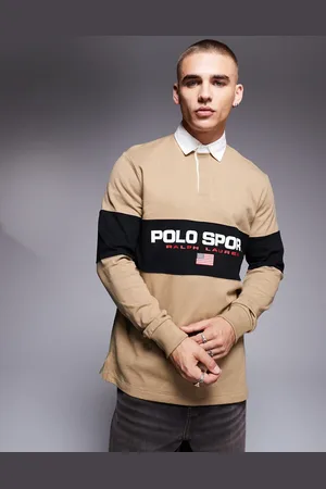Ralph Lauren Camisa color tostado de estilo rugby con logo de la colección cápsula Sport de -Marrón