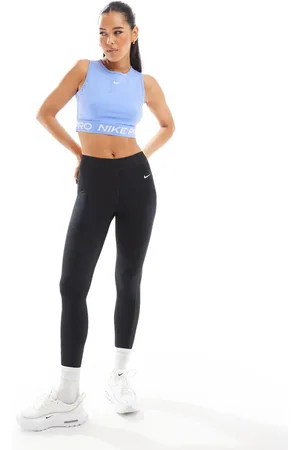 Nike Camiseta corta azul sin mangas de Nike Pro Training