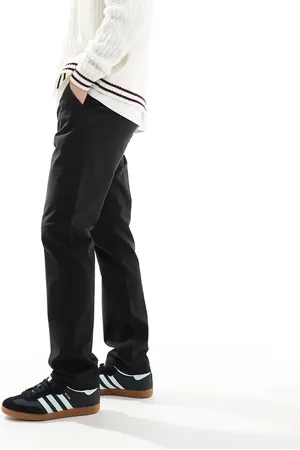 Farah Chinos negros de corte slim de sarga Elm de