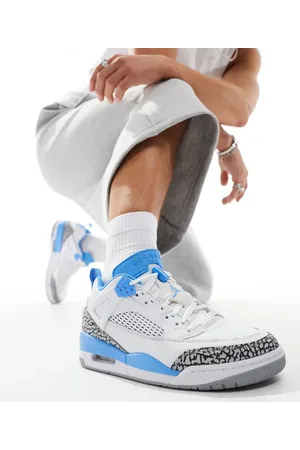 Jordan Zapatillas de deporte blancas y azules Spizike Low de