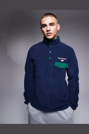 Ralph Lauren Polar azul marino con logo de la colección cápsula Sport de