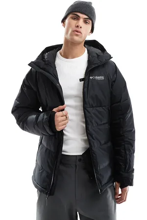 Columbia Chaqueta de esquí negra Roaring Fork de