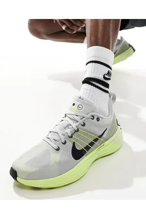 Nike Zapatillas de deporte gris claro y verdes Lunar Roam de