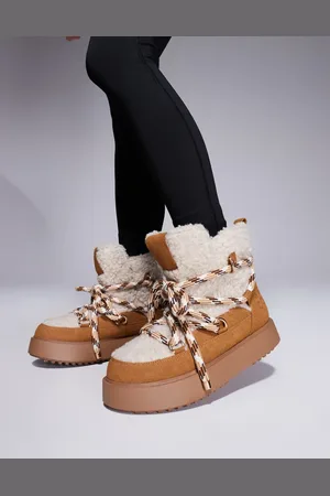 ASOS Botas de nieve color de Weekend Collective-Marrón
