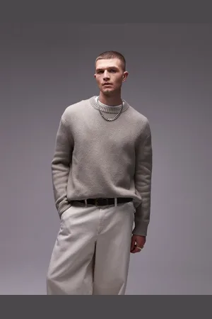 ARKET Jersey extragrande de mezcla de lana de - neutro