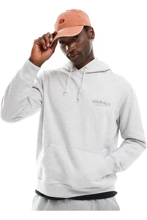 Gramicci Sudadera jaspeado con capucha y estampado gráfico "Original Freedom" de