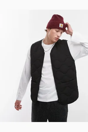 Topman Chaleco guateado de