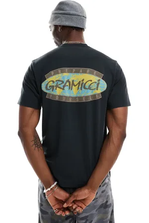 Gramicci Camiseta vintage con estampado gráfico "Prepare Yourself" de