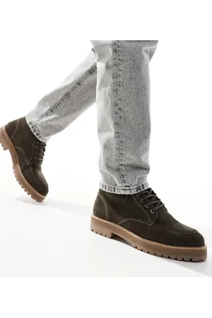 Schuh Botines Chukka grises de nobuk Django de