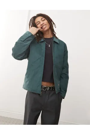 Dickies Chaqueta verde oscuro de pana Eisenhower de
