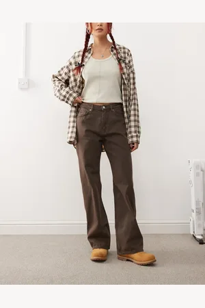 Monki Vaqueros de corte suelto holgado y talle bajo Naoki de