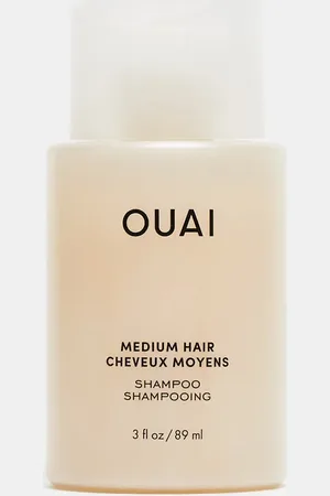 OUAI Champú de tamaño viaje para cabello medio de 89 ml de