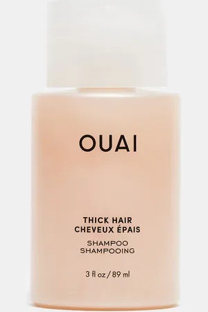 OUAI Champú de tamaño viaje para cabello grueso de 89 ml de