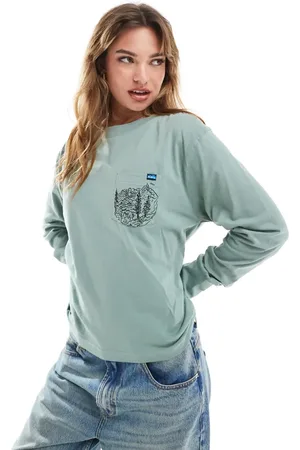 Kavu Camiseta de manga larga con estampado gráfico Westray de -Azul