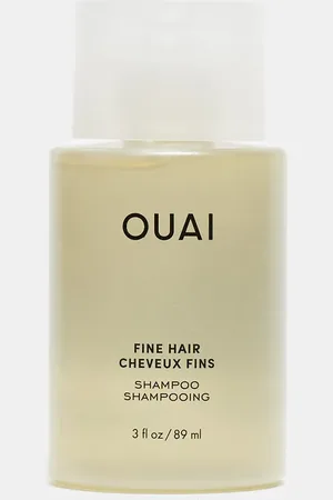 OUAI Champú de tamaño viaje para cabello fino de 89 ml de