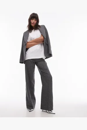 MANGO Pantalones jaspeado de (parte de un conjunto)