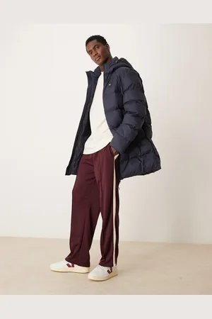 GANT Chaqueta larga azul marino acolchada con capucha Active Cloud de