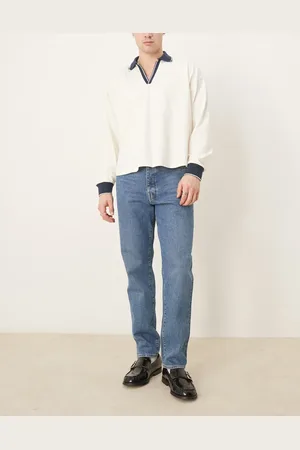 SELECTED Vaqueros azul lavado de corte tapered estándar Cole de