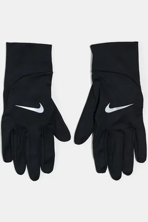 Nike Guantes negros para correr ligeros Pacer de
