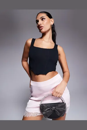 ASOS Corsé sin mangas con ballenas de