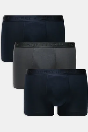 Tommy Hilfiger Pack de 3 calzoncillos de color azul marino, negro y gris Everyday Luxe de