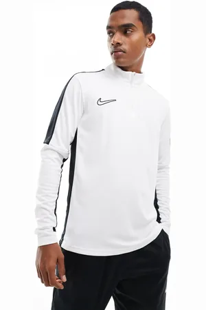 Nike Sudadera blanca con cremallera corta Academy 23 de