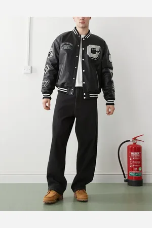 Dr Denim Vaqueros negros holgados con lavado polvoriento Kobe de