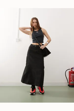 Gramicci Falda midi negra Voyager de