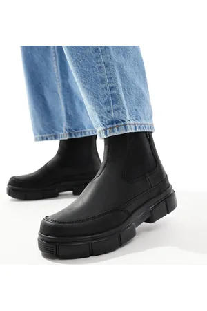 sorel Botines Chelsea negros de ante Explorer STRT de