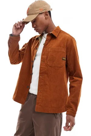G-Star Camisa tostado holgada de manga larga de pana de
