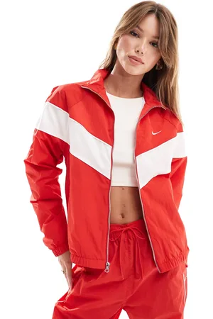 Nike Chaqueta de chándal roja Windrunner de